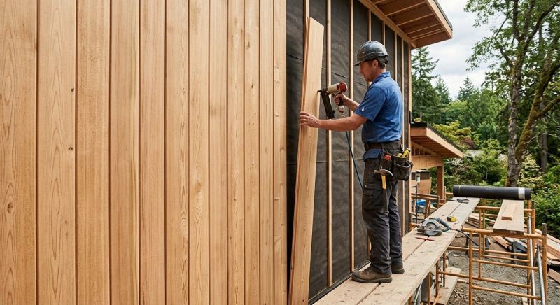 Faux Wood Siding Installation in Boston, MA
